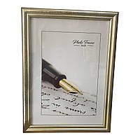 Фоторамка 15*21 см. світло золотиста, 1521-LA-115