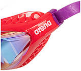 Окуляри для плавання Arena AIR-SPEED MIRROR червоний, фіолетовий Унісекс OSFM, фото 2