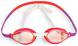 Окуляри для плавання Arena AIR-SPEED MIRROR червоний, фіолетовий Унісекс OSFM, фото 6