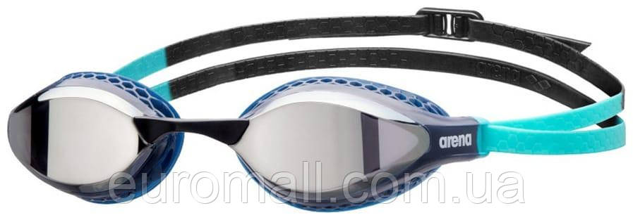 Окуляри для плавання Arena AIR-SPEED MIRROR блакитний, синій Унісекс OSFM, фото 1