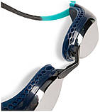 Окуляри для плавання Arena AIR-SPEED MIRROR блакитний, синій Унісекс OSFM, фото 2