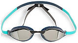 Окуляри для плавання Arena AIR-SPEED MIRROR блакитний, синій Унісекс OSFM, фото 5