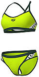 Купальник роздільний для Жінкиок Arena ICONS BIKINI CROSS BACK SOLID салатовий Жінки 38, фото 2