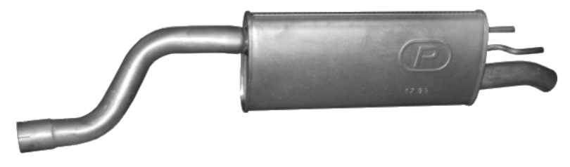 Глушник Opel Meriva 10-17 Polmostrow (1.4), фото 1