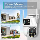 Зовнішня Wi-Fi камера PTZ-265 8MP, автоматичне відстеження, нічна зйомка, фото 3