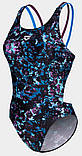 Купальник закритий для Жінкиок Arena ROCKIN SWIMSUIT SWIM TECH MULT чорний, синій, фіолетовий Жінки 42, фото 2