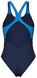 Купальник закритий для Жінкиок Arena DREAMHLINE SWIMSUIT V BACK темно-синій Жінки 40, фото 3