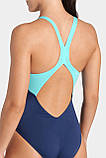 Купальник закритий для Жінкиок Arena DREAMHLINE SWIMSUIT V BACK синій, бірюзовий Жінки 36, фото 9