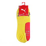Шкарпетки Puma FOOTIE 2P UNISEX сірий-жовтий Уні 39-42, фото 3