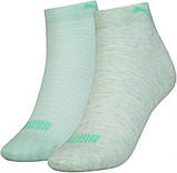Шкарпетки Puma QUARTER 2P WOMEN м'ятний Уні 39-42, фото 3
