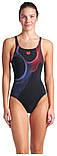 Купальник закритий для Жіночаок Arena RIPPLES SWIMSUIT U BACK B чорний Жіноча 38, фото 4
