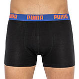 Труси-боксери Puma BASIC BOXER 2P чорний, синій Чол S, фото 5