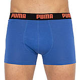 Труси-боксери Puma BASIC BOXER 2P чорний, синій Чол S, фото 3