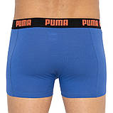 Труси-боксери Puma BASIC BOXER 2P чорний, синій Чол S, фото 4