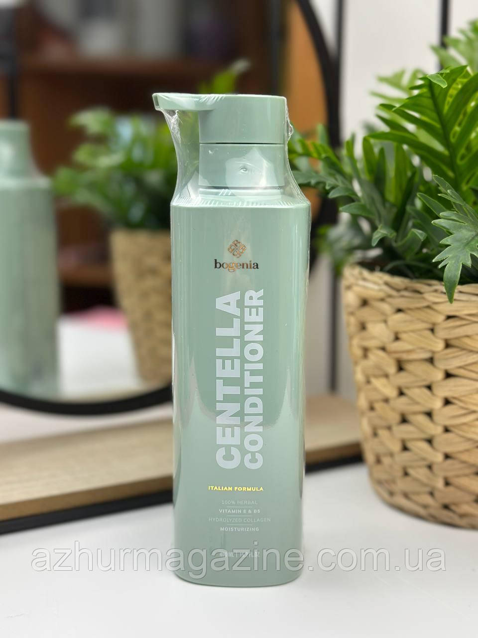 Очищуючий шампунь для волосся з екстрактом центелли та ментолом Bogenia Centella Shampoo 450 мл