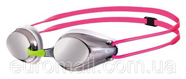 Окуляри для плавання Arena TRACKS JR MIRROR сріблястий, рожевий Діти OFSM, фото 1
