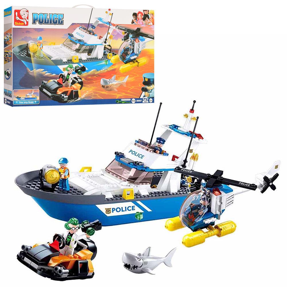 Конструктор SLUBAN M38-B0657 Берегова та морська поліція 347  деталей, фото 1