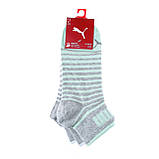 Шкарпетки Puma UNISEX QUARTER 2P сірий, білий, ментоловий Уні 35-38, фото 3