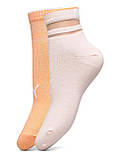 Шкарпетки Puma SHORT SOCK STRUCTURE 2P WOMEN персиковий, рожевий Уні 35-38, фото 4