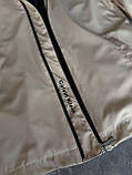 Чоловіча куртка вітровка CALVIN KLEIN M2374 бежева, фото 8