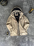 Чоловіча куртка вітровка CALVIN KLEIN M2374 бежева, фото 11