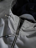 Чоловіча куртка вітровка STONE ISLAND M2373 сіра, фото 4