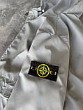 Чоловіча куртка вітровка STONE ISLAND M2373 сіра, фото 5