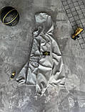 Чоловіча куртка вітровка STONE ISLAND M2373 сіра, фото 6