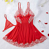 Мереживний жіночий пеньюар короткий – сексуальний одяг для відпочинку, подарунок для жінки, фото 4