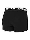 Труси-боксери Head BASIC BOXER 2P чорний Чол S, фото 4