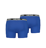 Труси-боксери Head BASIC BOXER 2P блакитний, чорний Чол XL, фото 4