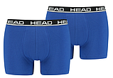 Труси-боксери Head BASIC BOXER 2P блакитний, чорний Чол XL, фото 3