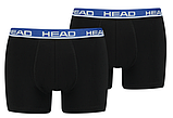 Труси-боксери Head BASIC BOXER 2P чорний, синій Чол M, фото 3