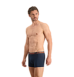 Труси-боксери Head BASIC BOXER 2P темно-синій, помаранчевий Чол XXL, фото 4