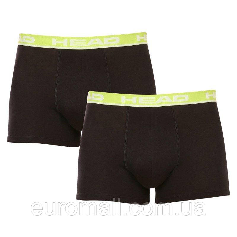 Труси-боксери Head BASIC BOXER 2P світло-зелений, чорний Чол M