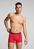 Труси-боксери Head BASIC BOXER 2P червоний, чорний Чол M, фото 4