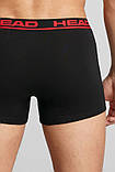Труси-боксери Head BASIC BOXER 2P червоний, чорний Чол M, фото 5
