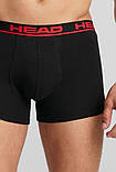 Труси-боксери Head BASIC BOXER 2P червоний, чорний Чол M, фото 6