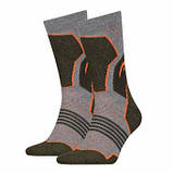 Шкарпетки Head HIKING CREW 2P UNISEX сірий, зелений Уні 35-38, фото 3