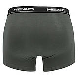 Труси-боксери Head BASIC BOXER 2P сірий Чол S, фото 6