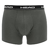 Труси-боксери Head BASIC BOXER 2P сірий Чол S, фото 5