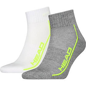 Шкарпетки Head ALL SPORTS PERFORMANCE QUARTER 2P сірий, білий Чол 39-42