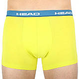 Труси-боксери Head BASIC BOXER 2P жовтий, чорний Чол L, фото 4