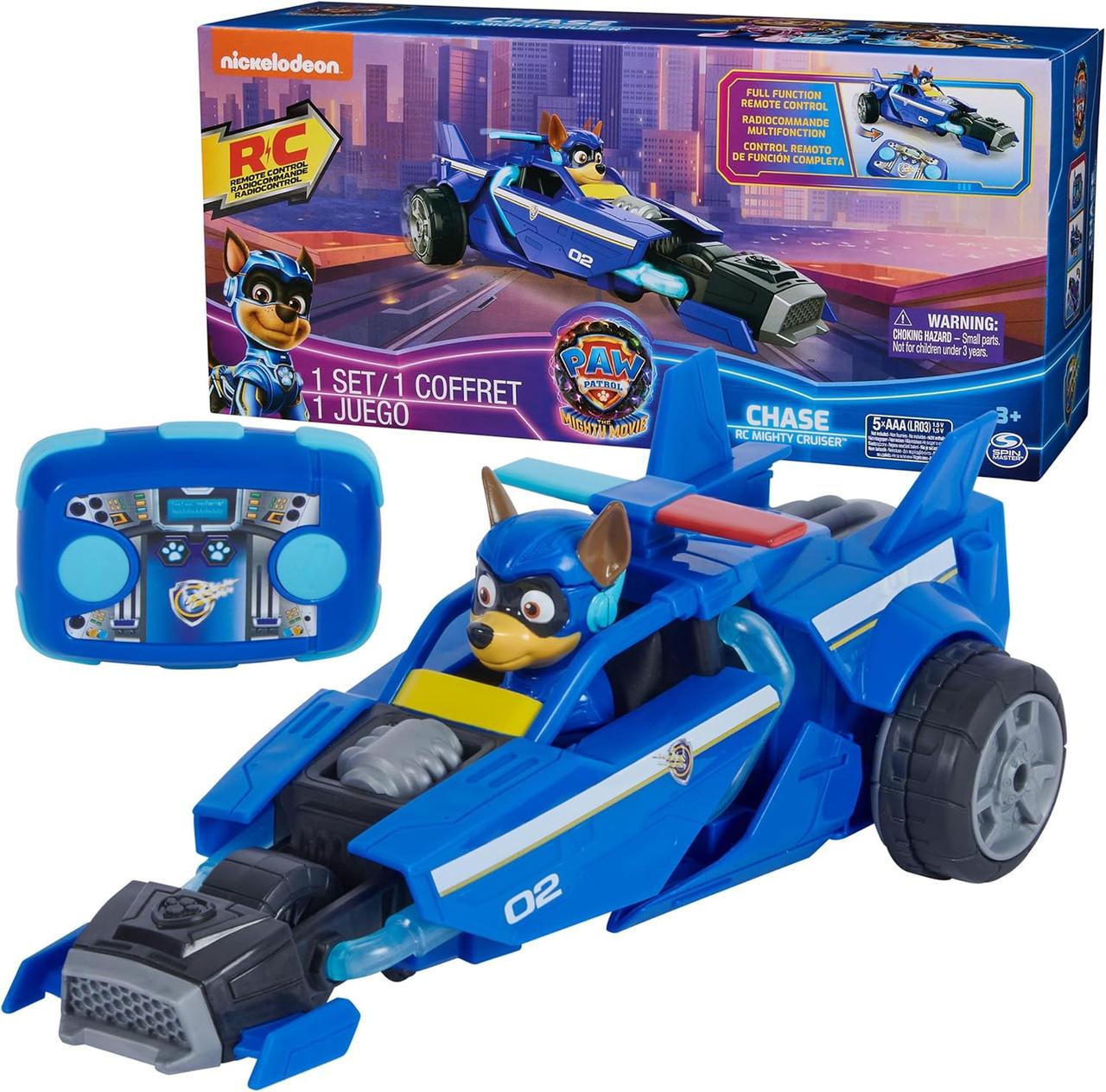 Щенячий патруль Поліцейська машина на пульті управління Paw Patrol Chase The Mighty Movie Control Car