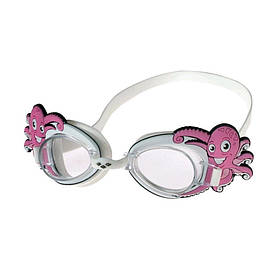 Окуляри для плавання Arena BUBBLE ARENA WORLD рожевий, восминіг Діти OSFM