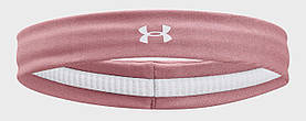 Пов'язка на голову UA Play Up Headband рожевий Жін OSFM