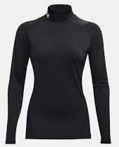 Лонгслів UA HG Armour Comp Mock LS чорний Чол LG