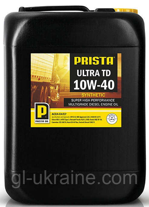 Моторна олива PRISTA Ultra TD 10W-40, 20л