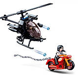 Конструктор SLUBAN M38-B0772 Прикордонний контрольний пункт деталей - 373 штуки, фото 3