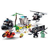 Конструктор SLUBAN M38-B0772 Прикордонний контрольний пункт деталей - 373 штуки, фото 2